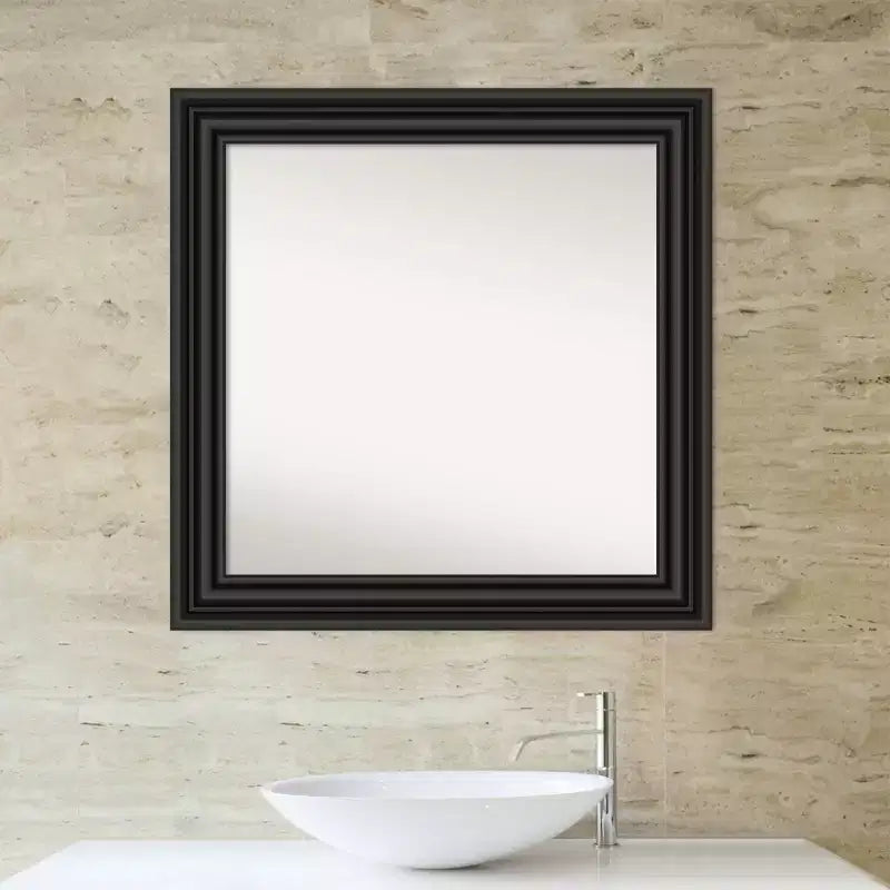 Badezimmer-Wandspiegel im Kolonialstil ohne Facettenschliff