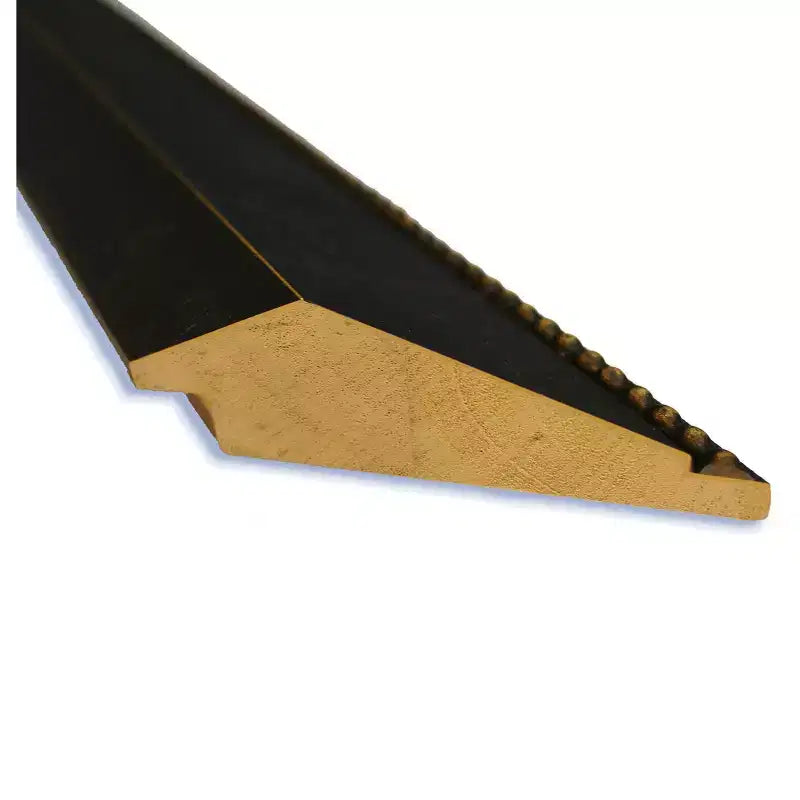 Wandspiegel aus Bronze und Holz