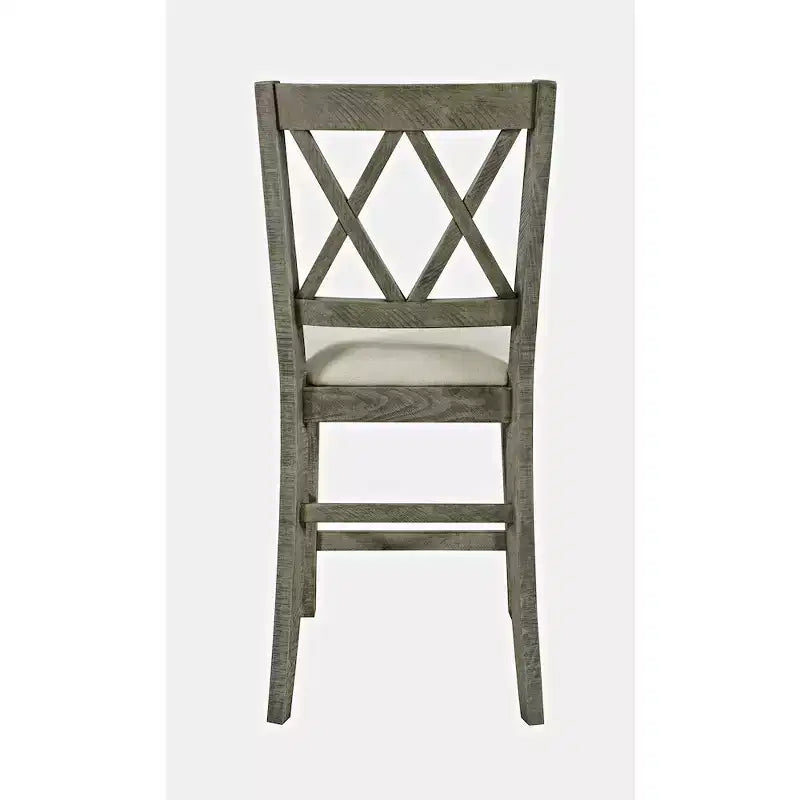 Tabourets de bar rembourrés en bois massif, de style farmhouse champêtre