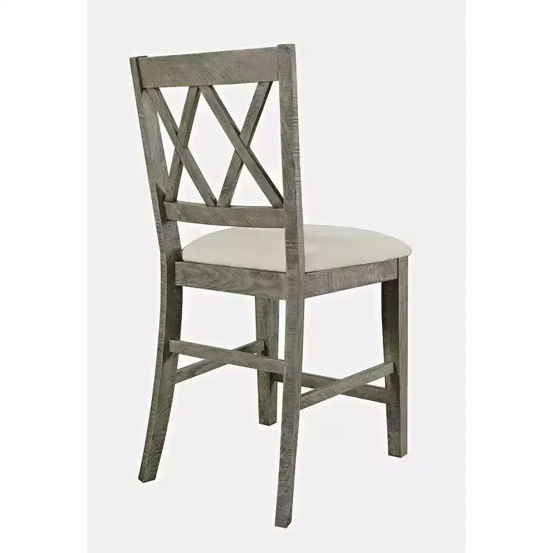 Tabourets de bar rembourrés en bois massif, de style farmhouse champêtre