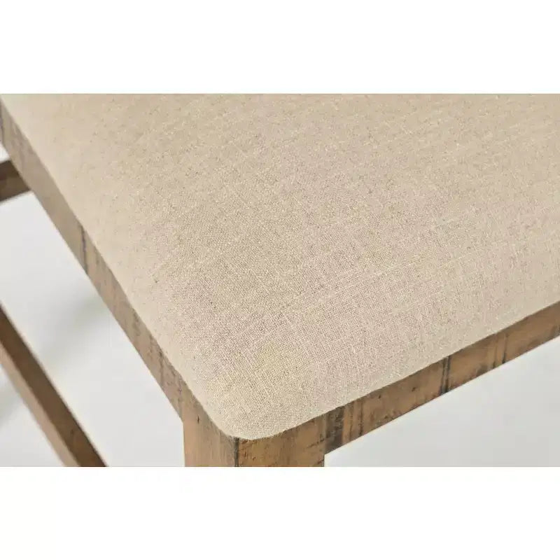 Tabourets de bar rembourrés en bois massif, de style farmhouse champêtre