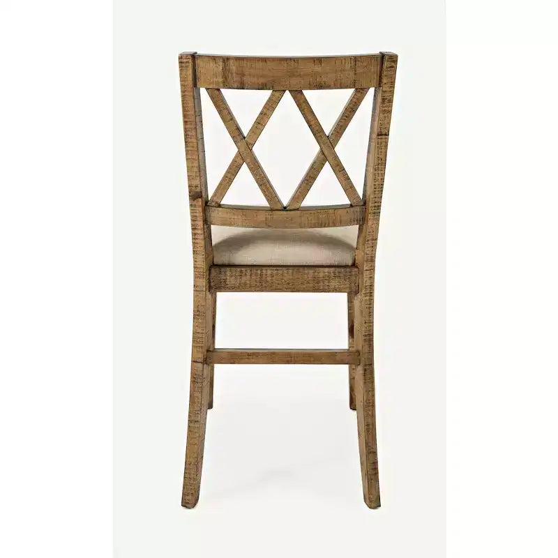 Tabourets de bar rembourrés en bois massif, de style farmhouse champêtre