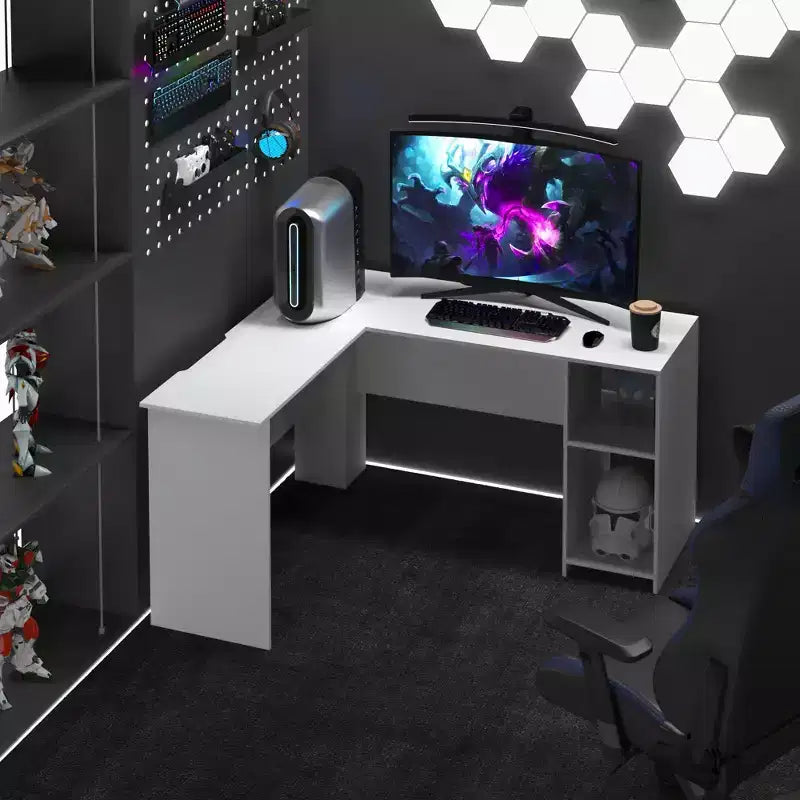 Computer desk, corner study desk