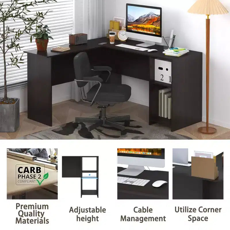 Computer desk, corner study desk