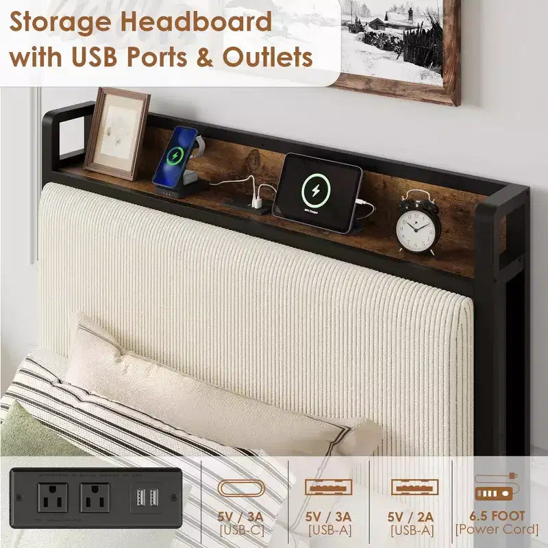 Estructura doble de cama de plataforma de madera