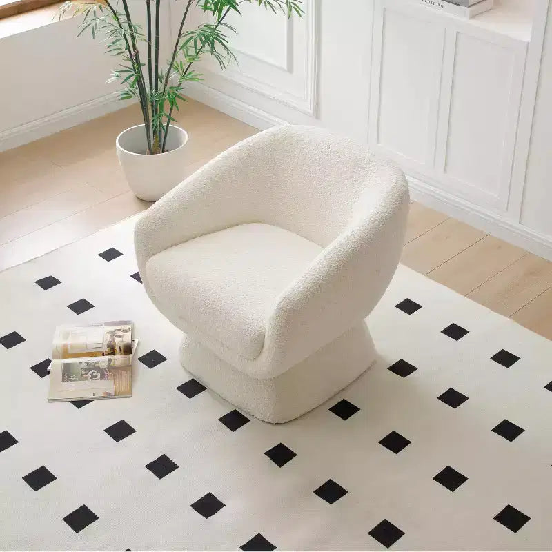 Moderner gepolsterter Loungesessel aus Holz