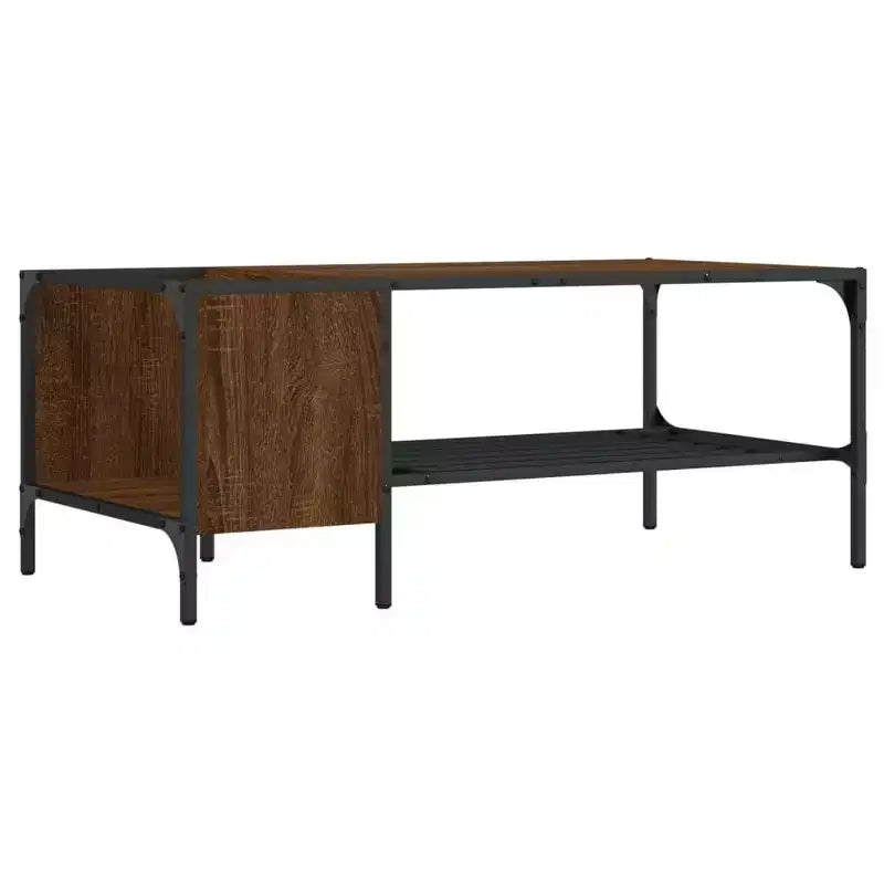 Couchtisch/Beistelltisch/Möbelstück aus Holzwerkstoff mit Ablagen