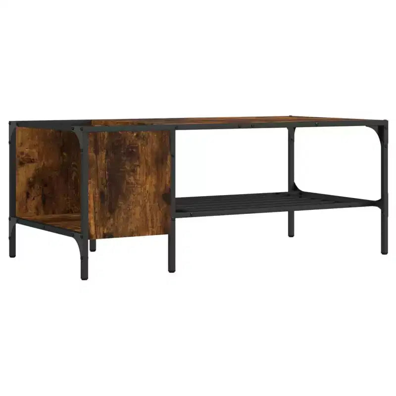 Couchtisch/Beistelltisch/Möbelstück aus Holzwerkstoff mit Ablagen