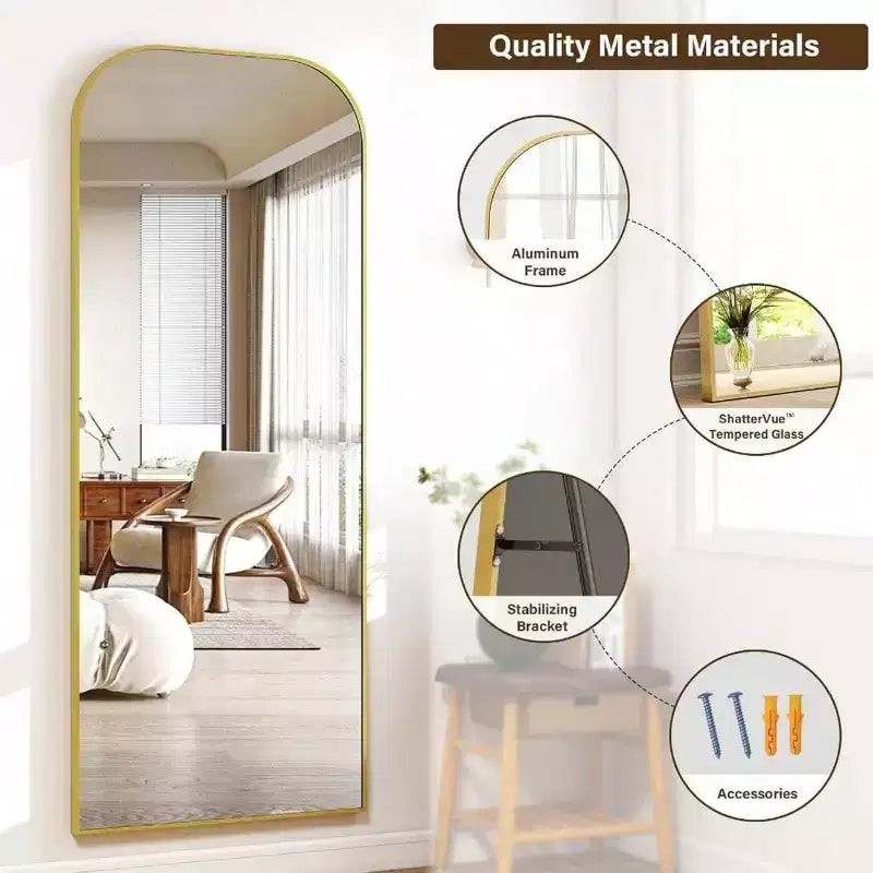 Miroir en pied de style moderne