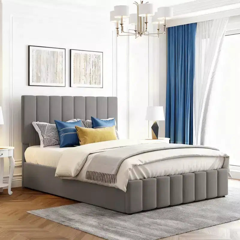 Polsterbett in Queen-Size