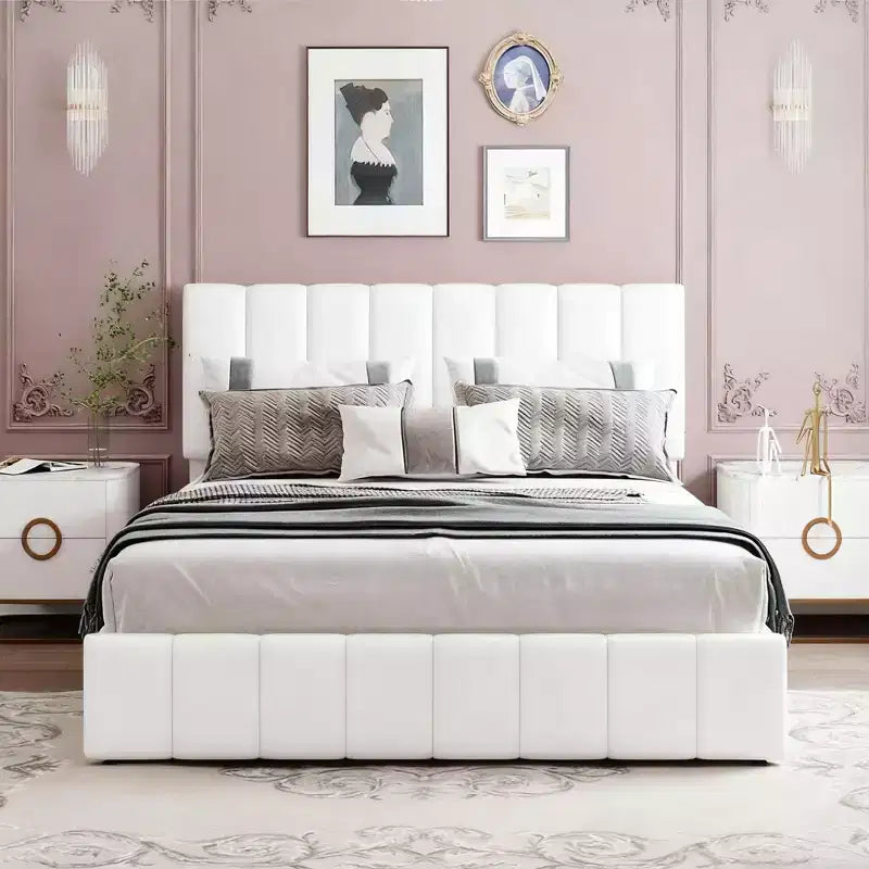 Polsterbett in Queen-Size