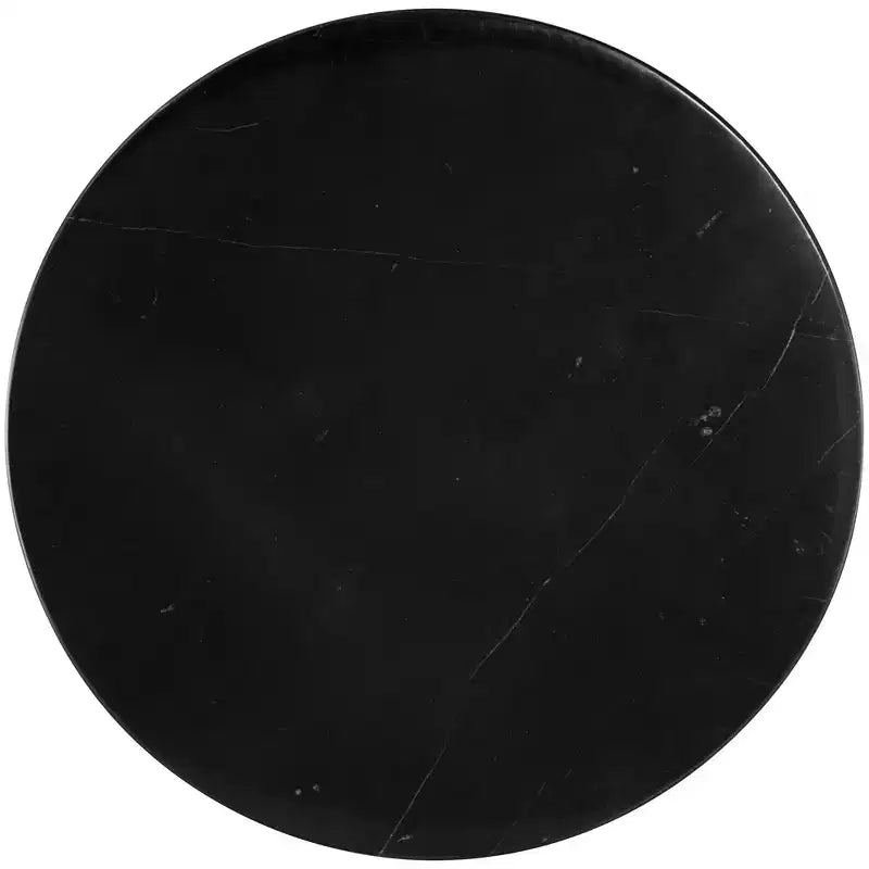 Beistelltisch mit schwarzer Marmorplatte