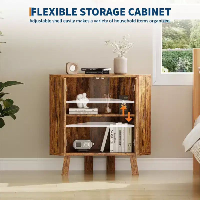 Farmhouse-style Corner Cabinet