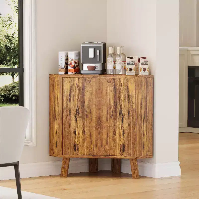 Farmhouse-style Corner Cabinet
