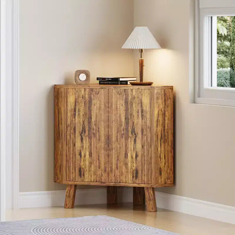 Farmhouse-style Corner Cabinet