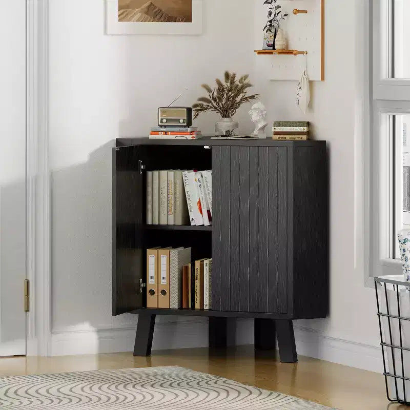 Farmhouse-style Corner Cabinet
