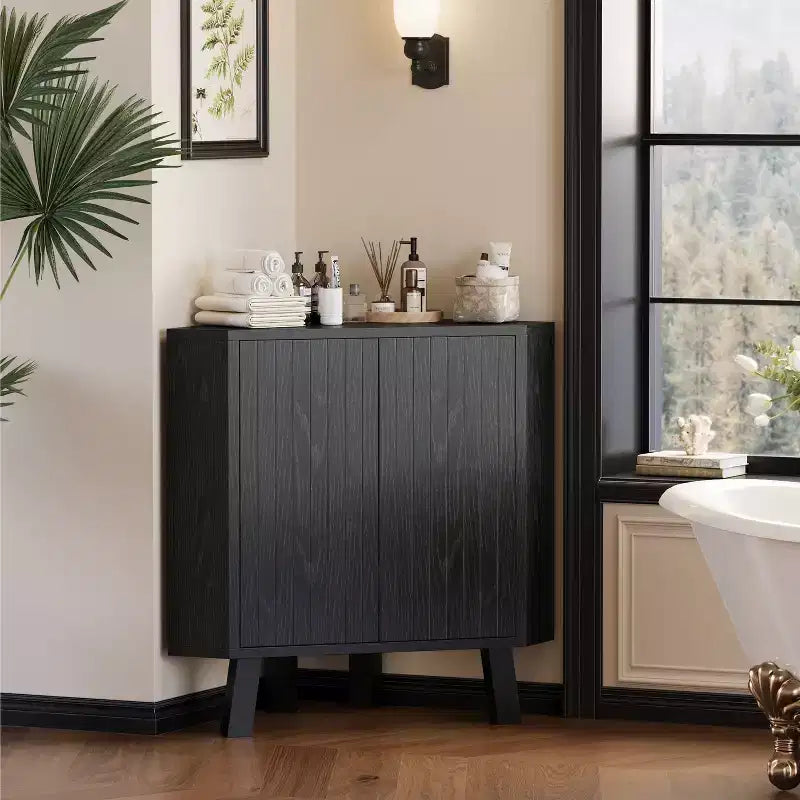 Farmhouse-style Corner Cabinet