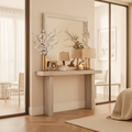 Miroir de toilette en bois massif blanc