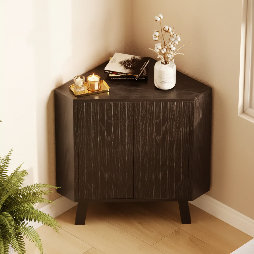 Eckschrank im Landhausstil