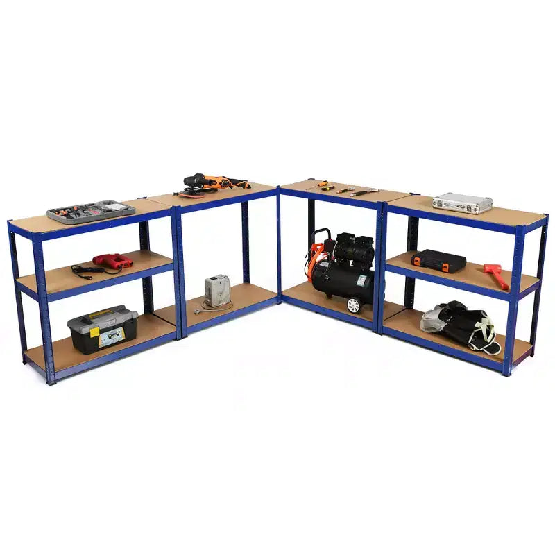 Rayonnages de rangement robustes, étagères de garage en acier